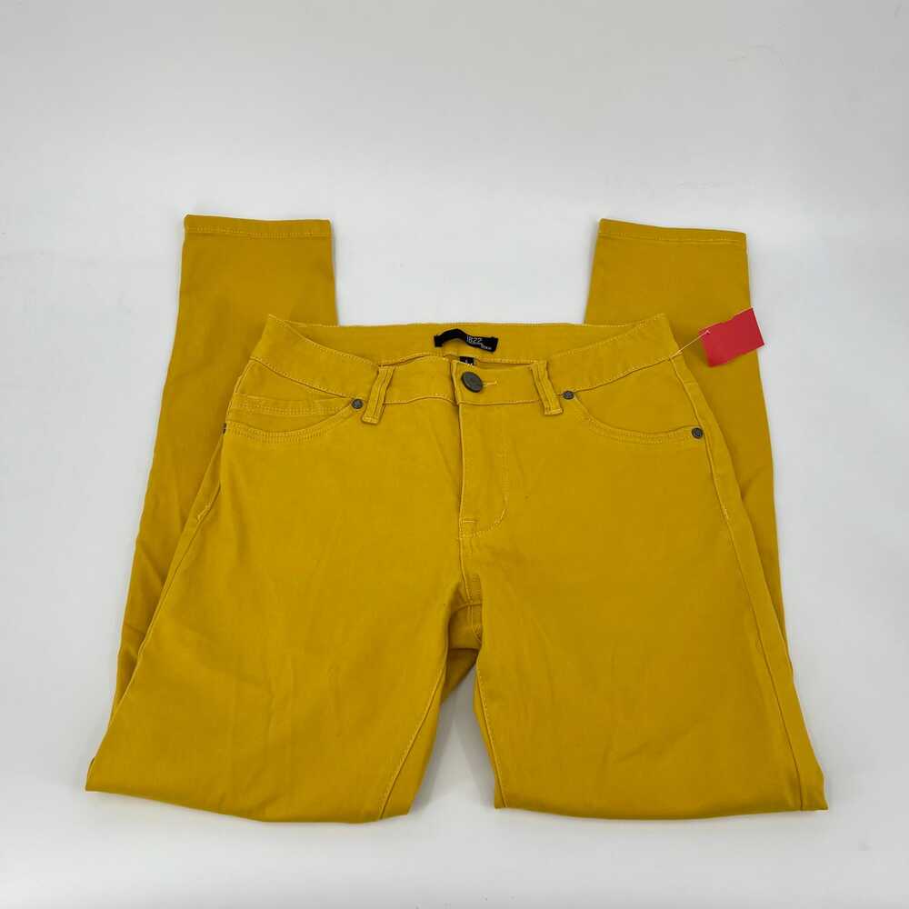 1822 Denim Yellow Pants Straight Leg Mid Rise | Womens 6 - Picture 2 of 6